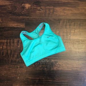 Green Nike Sports Bra